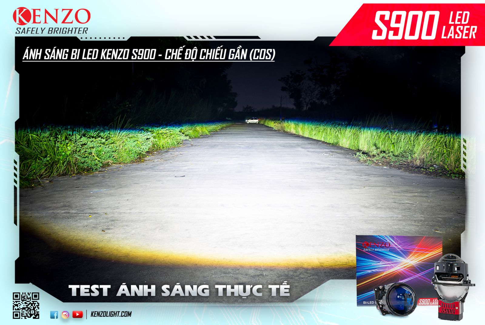 ánh sáng cos của kenzo s900