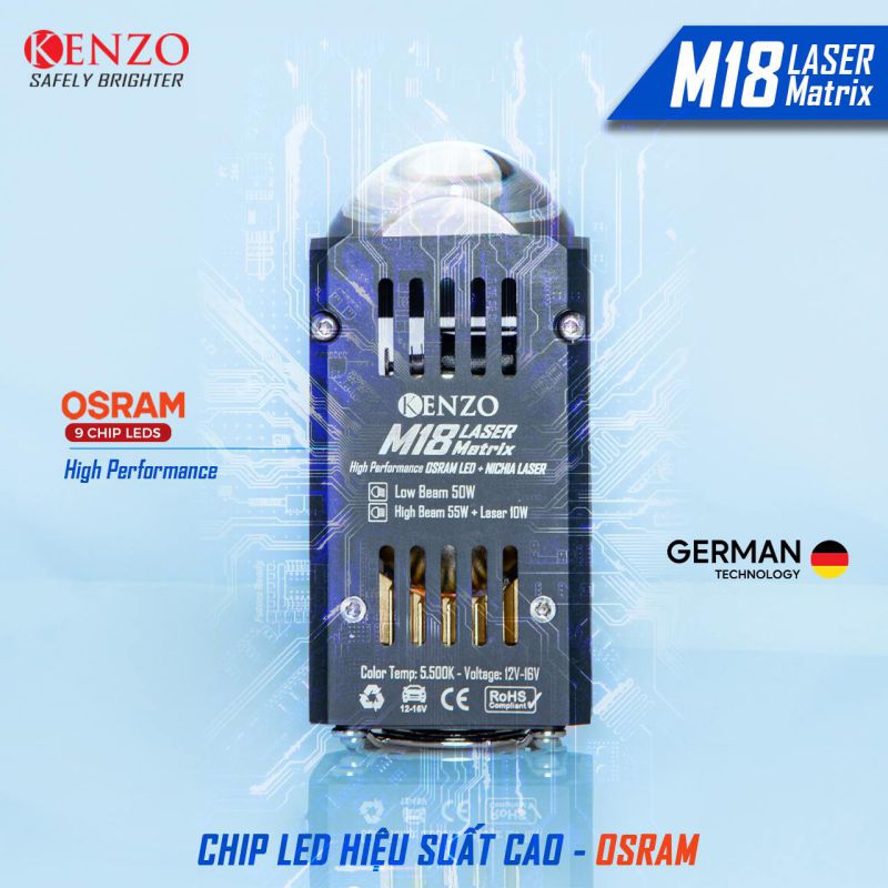 Bi Led Laser Kenzo M18 Matrix