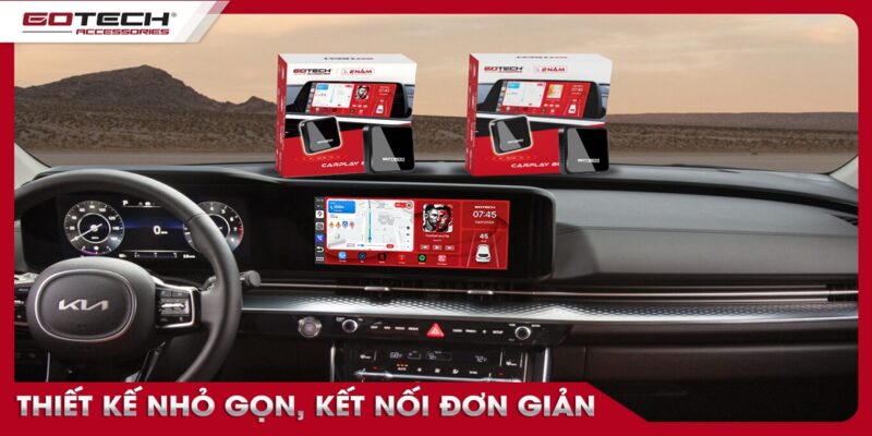 Android Box Gotech GB6 có thiết kế nhỏ gọn