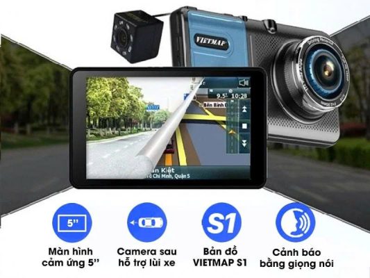 Lắp đặt camera hành trình Vietmap C61 Pro chất lượng tại xe đẹp Detailing