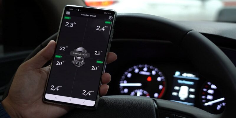 Cảm biến áp suất lốp ICAR Ellisafe I3C với cảnh báo thời gian thực