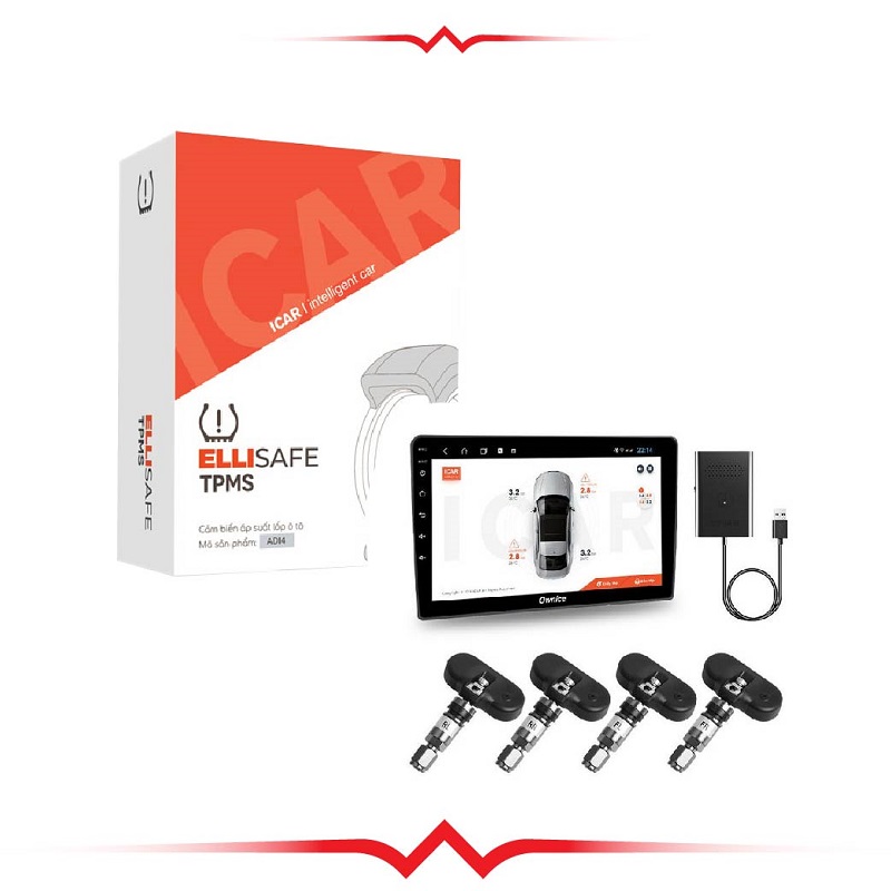 Cảm biến áp suất lốp ICAR Ellisafe ADI4+