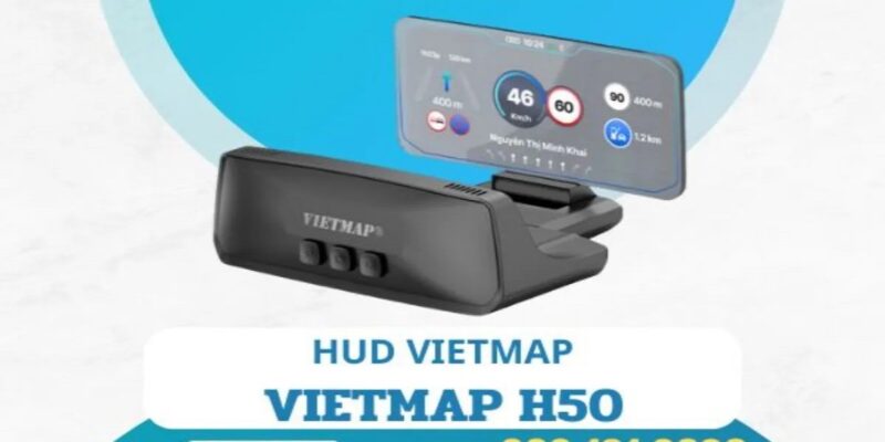 Giới thiệu sản phẩm Vietmap HUD H50 của xe điện